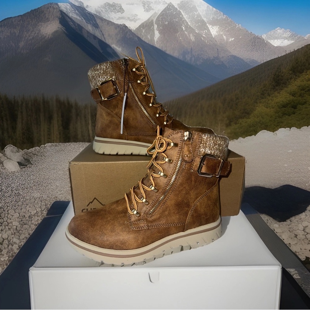 Cliffs by White Mountain Ankle Boots Size 7 Brown